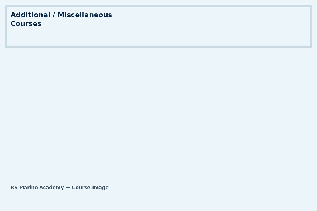 Additional / Miscellaneous Courses
